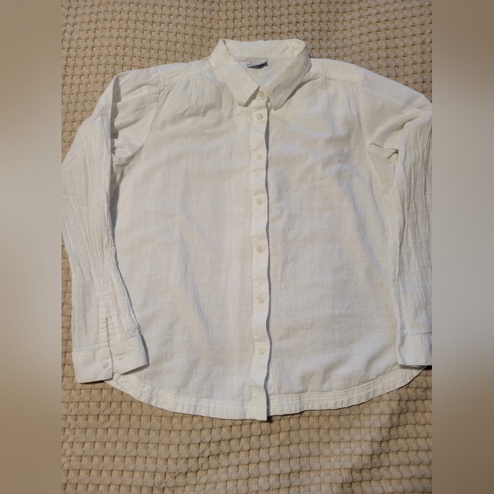 White columbia button down